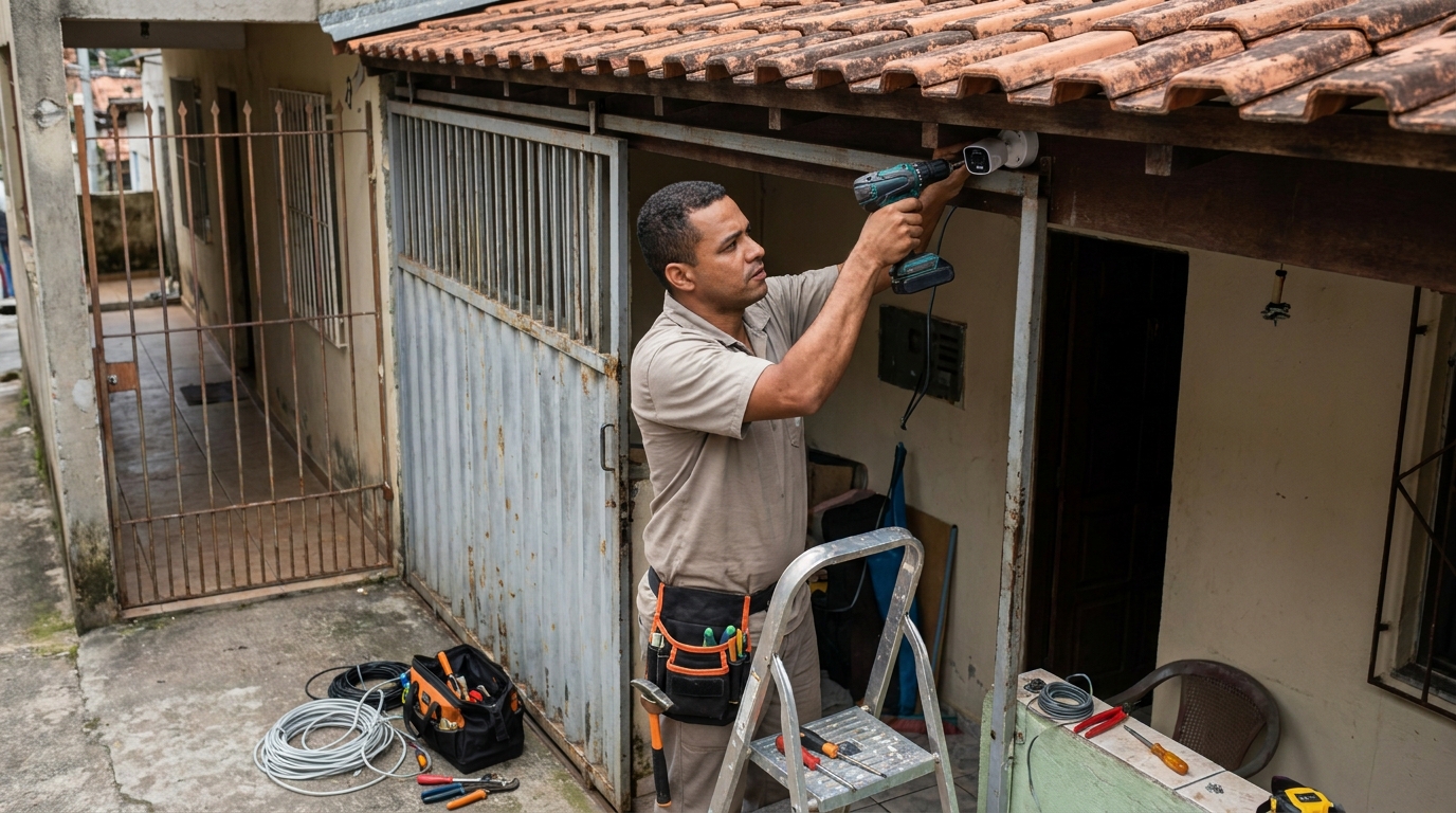 Instalação de Câmeras de Segurança perto de mim em Sete Lagoas‑MG