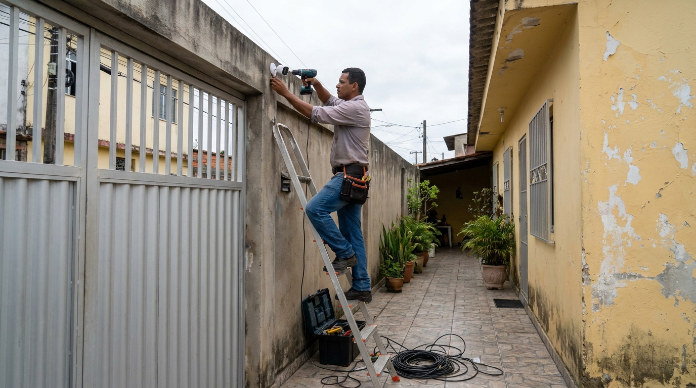 Instalacao de cameras de seguranca profissional em Sete Lagoas‑MG
