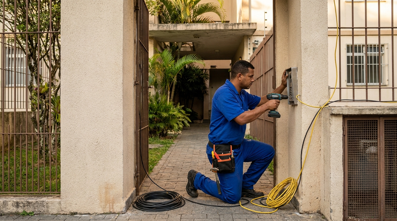 Instalacao de interfone profissional em Sete Lagoas‑MG