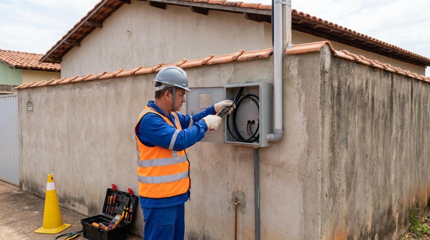 Instalacao de padrao de energia profissional em Sete Lagoas‑MG