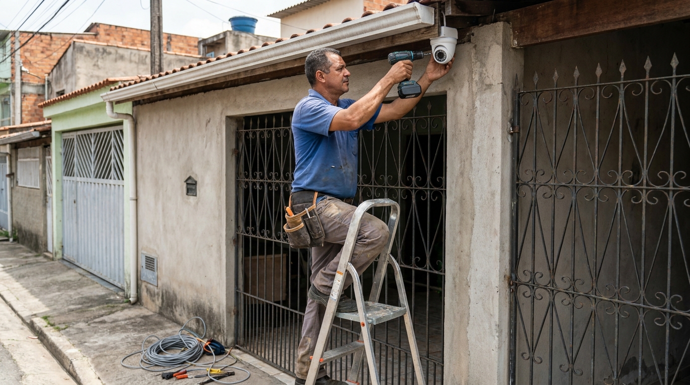 Instalacao de sistema de monitoramento em Sete Lagoas‑MG