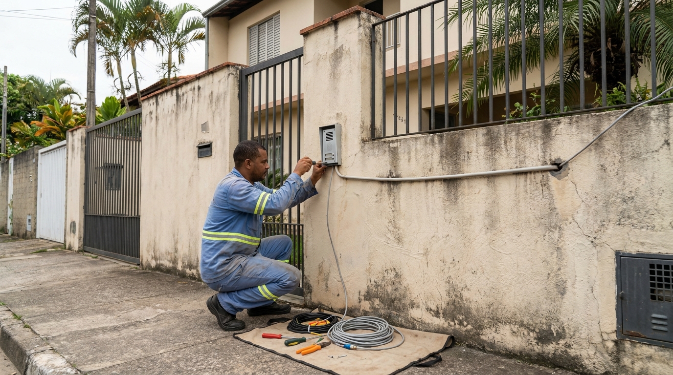 Instalacao de video porteiro em Sete Lagoas‑MG