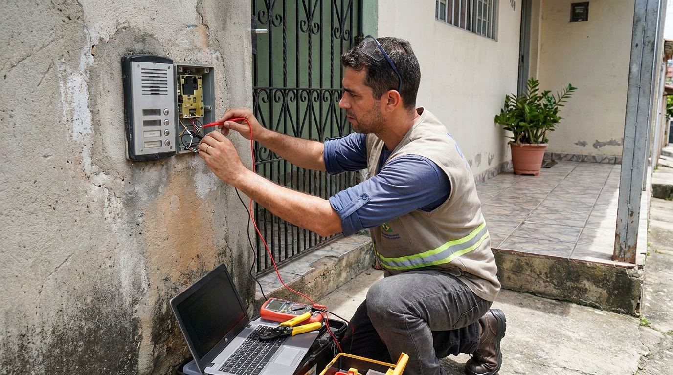 Reparo de interfone em Sete Lagoas‑MG